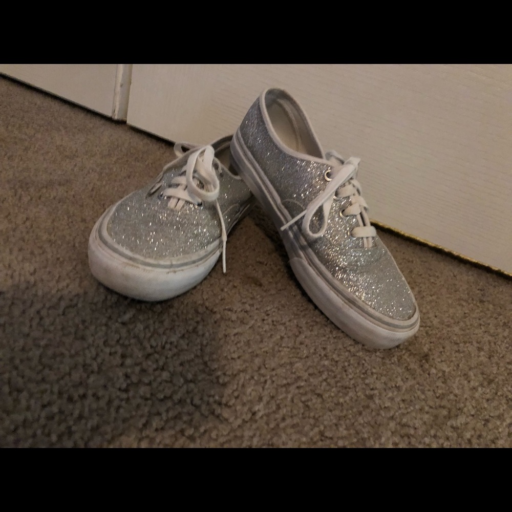 Vans sparkle shoes size 7 women’s